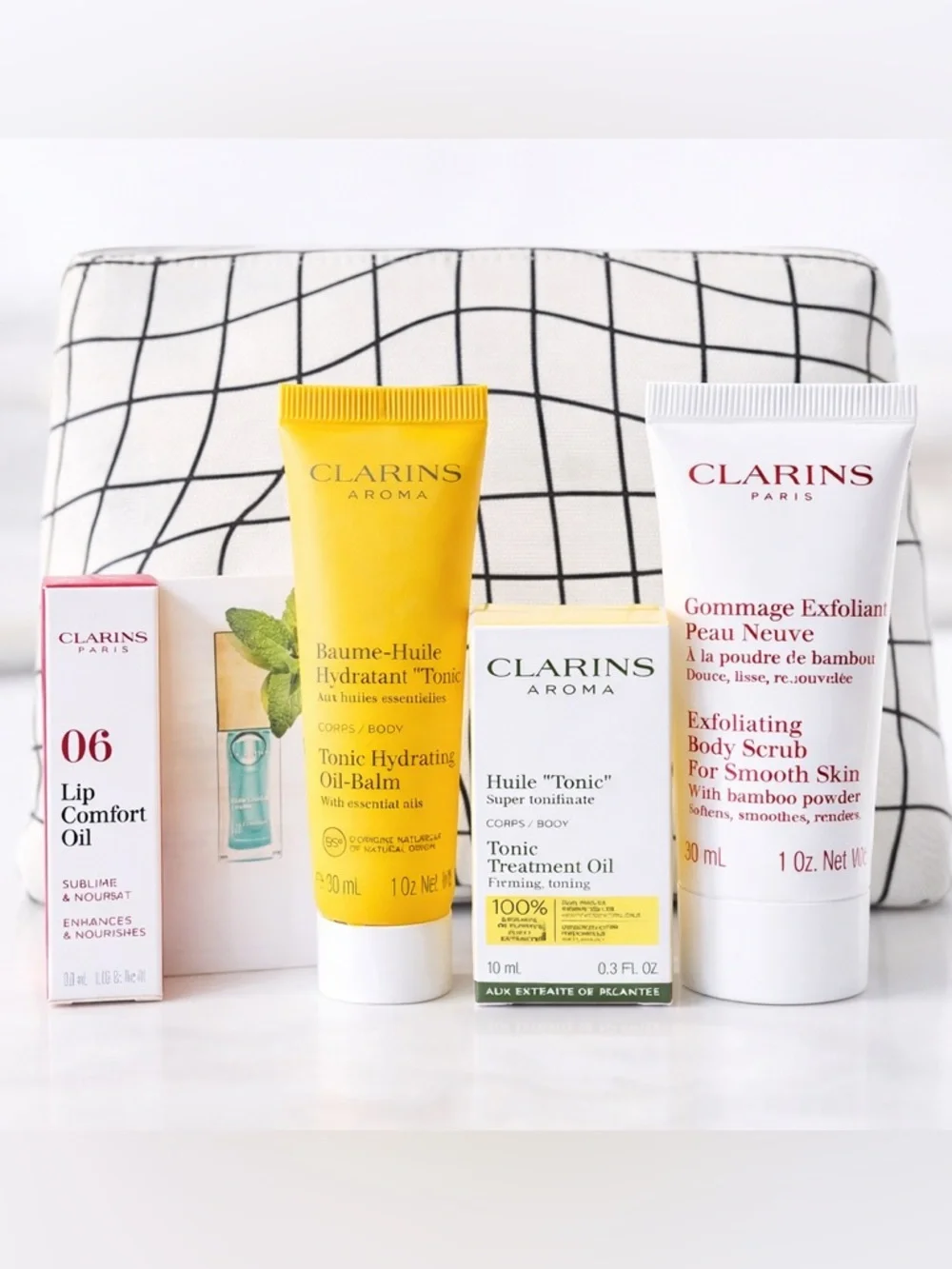 Clarins Skincare & Beauty Bundle (Travel Size / Minis) – New